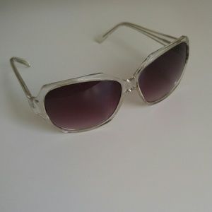 Nine West Clear Sunglasses